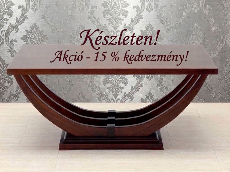 (B) Lerakóasztalok - Dohányzóasztalok - Konzolasztalok - Toalett asztalok