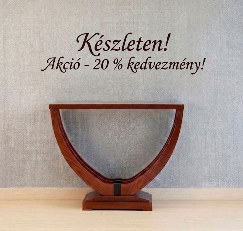 (B) Lerakóasztalok - Dohányzóasztalok - Konzolasztalok - Toalett asztalok