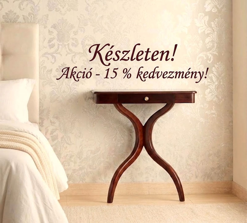 (B) Lerakóasztalok - Dohányzóasztalok - Konzolasztalok - Toalett asztalok